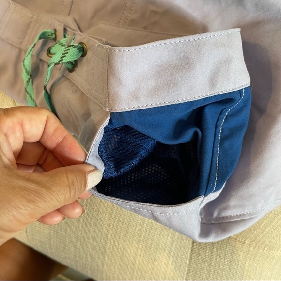 AR: NWT Patagonia Girls' Forries Shorey Board Shorts Lavender Sz 14 - Picture 7 of 10
